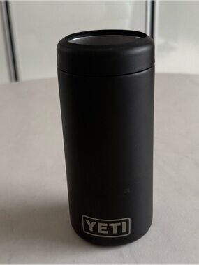 Yeti Matte Black Insulated Tumbler with Logo